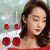 Women's Korean-Style Simple Wild Earrings Simple Sterling Silver Long Personality Anti-Allergy Crystal Earrings