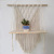 INS Tapestry Rack Hand-Woven Nordic Bohemian DIY Wall Storage Rack Cotton Thread Tapestry Finished Product