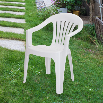 Factory direct sale of thick plastic garden leisure chair Snack Stand chair