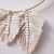 Nordic Dreamcatcher Hanging Decoration Hand-Woven Wall Pendant Simple Wall Decoration Bamboo Ring Leaves Wall Hanging Decoration Home Decoration