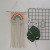 Rainbow Handmade Woven Pendant Ins Decorative Pendant Kindergarten Children's Room Window Wall Decoration Photo Props