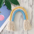INS Decoration Nordic Style Home Children's Room Decoration Pendant Hand-Woven Rainbow Hanging Decoration and Wall Decoration Hanging Ornament Large