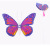 Light-Emitting Butterfly Luminous Bounce Ball Hand-Held Starry Sky Lantern Stall Night Market Hot Selling Luminous Toys