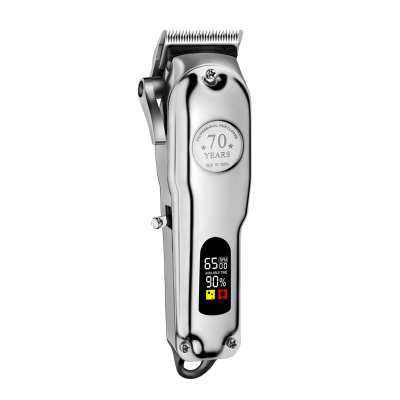 All-Metal Oil Head Electric Clipper Gradient Hair Salon Professional Hair Clipper Oil Head Electrical Hair Cutter Commemorative Carving Barber Shop