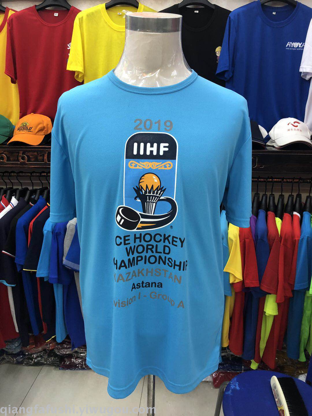 快干马拉松t恤衫方格透气网眼速干运动衫工作服广告LOGO定制