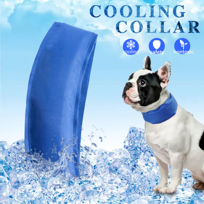 Amazon's new pet Cooling neck Brace for the summer Cool Ice Pad dog Ice Pack collar