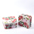 Spot Rose square hand box two-piece set with lock wedding gift box flower box with hand gift box two boxes