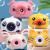 The same piggy Bubble machine Web celebrity Camera KT Electric music Bubble machine toy