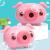 The same piggy Bubble machine Web celebrity Camera KT Electric music Bubble machine toy