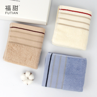 Futian family direct selling cotton soft household wide mesh adult men and women wash bath towel a substitute hair