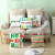 2020 Household Products Christmas Pillow Cover Custom Cartoon Alphabet printed Peach Skin Velvet Cover Amazon Hot Style