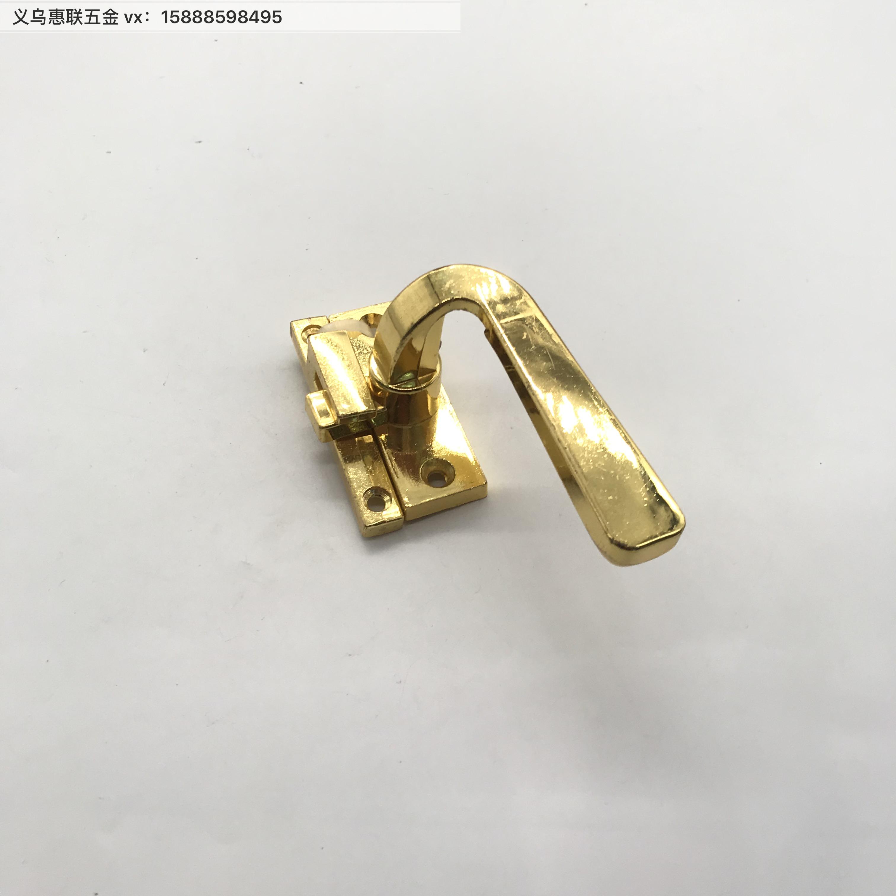 来样定制 金色铁窗把手 家用五金窗把手