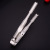 Stainless Steel Non-Magnetic KTV Bar Ice Clip Kitchen Supplies Towel Clamp Meal Clip Barbecue Food Clip Ice Cube Clamp