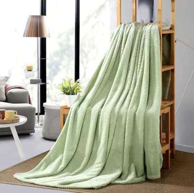 Plain pineapple plaid blanket simple versatile office air conditioner blanket popular hot style home essential blanket
