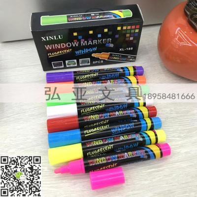 Liquid CHALK LED electronic light board Highlighter 8 color chalkboard pen WINDOW MARKER CHALK MARKER