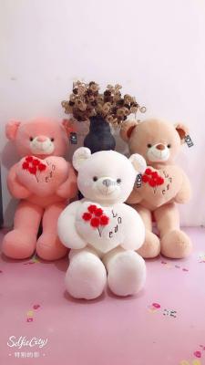 Stuffed toy bear bear expression Bear Bear Flower Bear Bear Heart Red Bear hot sell