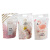 Spot Zipper Handbag Nougat Packing Bag Snowflake Crisp Cookies Baking Snacks Nougat Doypack 50 PCs