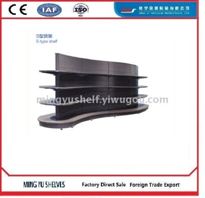 Round Head Supermarket Shelves Display Stand Convenience Store Snack Department Store Display Stand