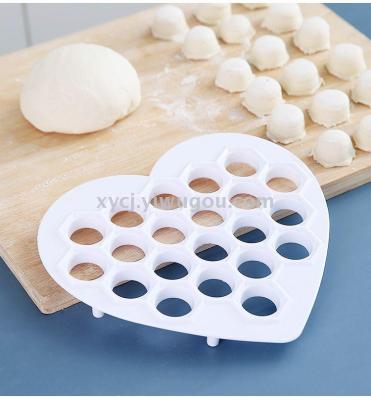 17 hole dumpling mold dumpling artifact hexagonal heart