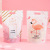 Pink Cartoon Three-in-One Doypack Nougat Packing Bag Snowflake Crisp Cookie Baking Snack Self-Sealing Zipper Bag