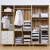 Wardrobe Layered Partition Storage Gadgets Drawer Wardrobe Storage Box Plastic Storage Box Large Cabinet Shelf