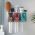 Toothbrush Rack Toilet Internet Celebrity Mouthwash Cup Punch-Free Electric Wall-Mounted Box Tooth-Cleaners Set