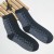 168 Needle Spring and Autumn men's big foot plate business socks small hanging flower middle stockings leaving men's leisure cotton socks stall supply