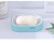 Creative Simple Style Soap Dish Soap Dish Double-Layer Draining Soap Soap Box Simple European Soap Holder