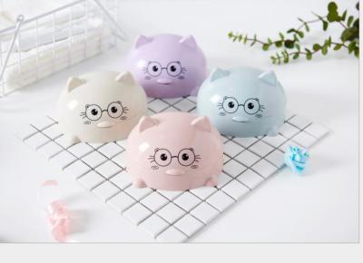 Daily Necessities Pp Soap Dish Blue Agent to Join Kitten Soap Dish