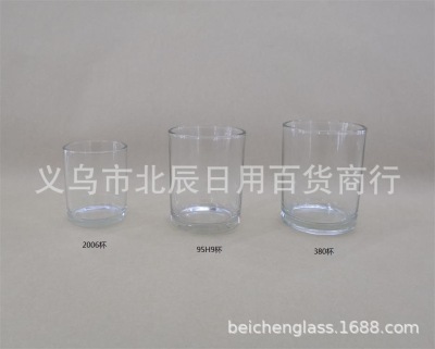 Pressing Mechanism Round transparent glass Candelabrum Candelabrum Candle tin Tea Wax Household 2006 Cup 95H9 cups
