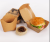 Wholesale Custom Logo Disposable Hamburger Box Takeaway Paper Box French Fries Paper Box White Carton Box Paper Box