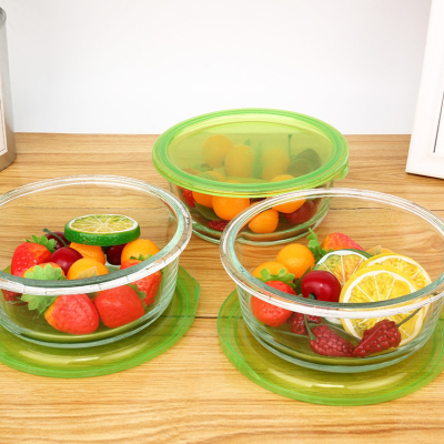 Direct Sales Freshness Bowl Home Company Gift Exhibition Three-Piece Set Processing Customization Sealed Bowl