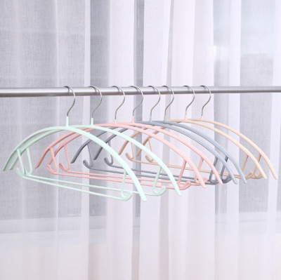 Nordic Style Plastic Coated Daily Necessities Silver Hanger Origin Supply