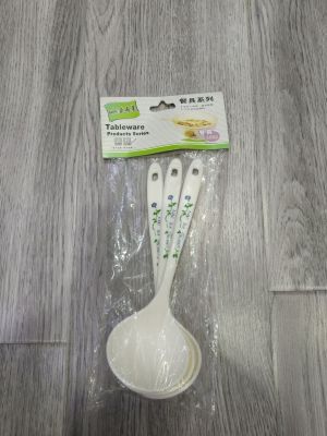 Soup Ladle Plastic spoon Tableware Soup Ladle, rice Ladle Practical combination of rice Ladle