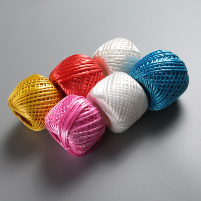 The manufacturer wholesale new material pp100G strapping ball rope fiber rope packing rope white strapping rope