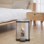 Stainless Steel Trash Can Home Living Room Bedroom High-End Nordic Creative Pedal Kitchen Large Pedal Bucket with Lid