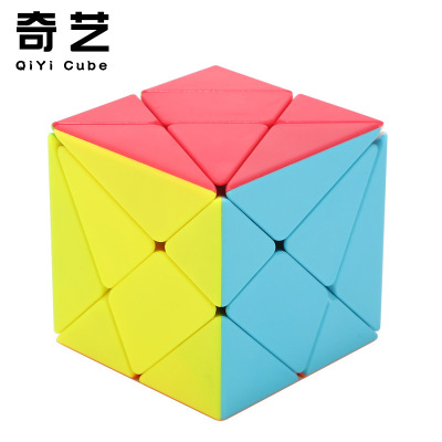 Qiyi Genuine Special-Shaped Real-Color Changing King Kong Rubik's Cube Primary Entry Student Education Intelligence Science and Education Children's Toys