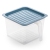 J52-0323 Square Transparent Crisper with Handle Refrigerator Crisper Food Storage Box with Lid Storage Box
