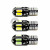 Highlight decoder 5630 Automobile LED width indicator light reading light license plate light T10 5630 8SMD