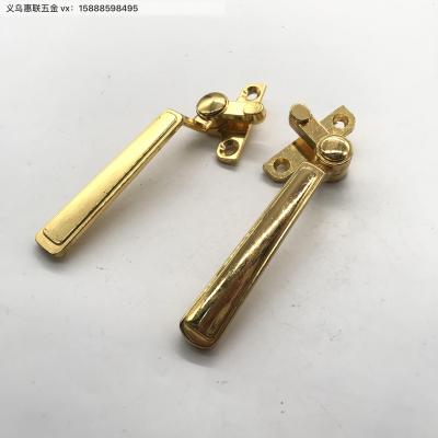 Factory Direct Sales Foreign Trade Export Golden Bearing Window Handle Furniture Hardware Accessories