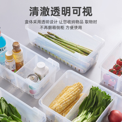 Refrigerator Storage Box Storage Box Food and vegetable Storage Compartments Kitchen Storage Basket