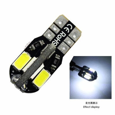 Highlight decoder 5630 Automobile LED width indicator light reading light license plate light T10 5630 8SMD