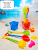 688-801 Children Beach Toys Suit Sand Shovel and Bucket Hourglass Sand Playing Tools Girl Boy