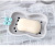 Creative Clover Soap Dish Clover No Trace Stickers Drain Soap Box Soap Dish Bathroom Soap Holder Simple Soap Box