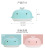 Fashion Creative Whale-Shaped Soap Box Punch-Free Drain Soap Box Soap Box Cute Cartoon Toilet Soap Box Wholesale