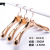 Lixun gold and silver non-slip plastic clothes hangers clothing store men's clothing women's clothing hangers wholesale