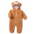 New padded coat for baby animal onesie for autumn and winter wear padded cotton hayi coral fleece baby climbing clothes