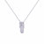 925 Sterling Silver Mori Girls Creative Style Diamond-Embedded Small Slippers Necklace Japan and South Korea Internet Hot Same Choker