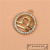 A0004 round Spot Drill Fashion Ornament Accessories Earrings Necklace Pendant Zircon Copper Parts