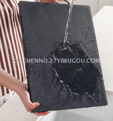 Imitation marble cutting board PP vegetable pier cutting board with a handle round square cutting board